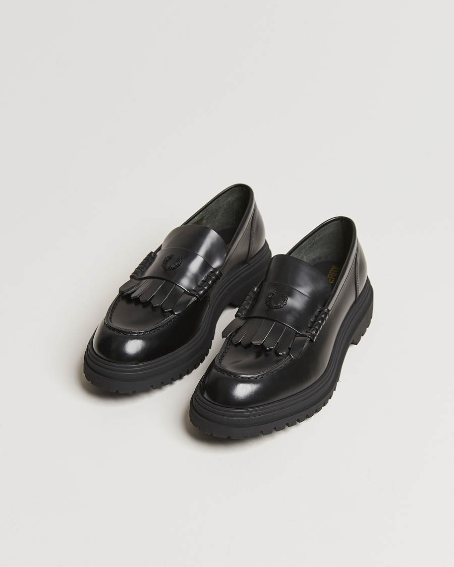 Herre | Fred Perry FP Leather Loafer Black | Fred Perry | FP Leather Loafer Black