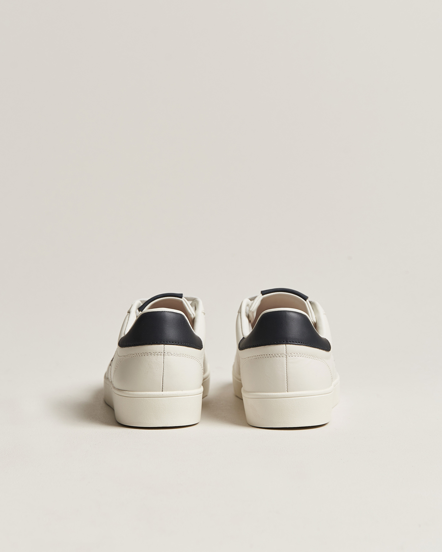 Herre | Sneakers | Fred Perry | Spencer Leather Sneakers Porcelain/Navy