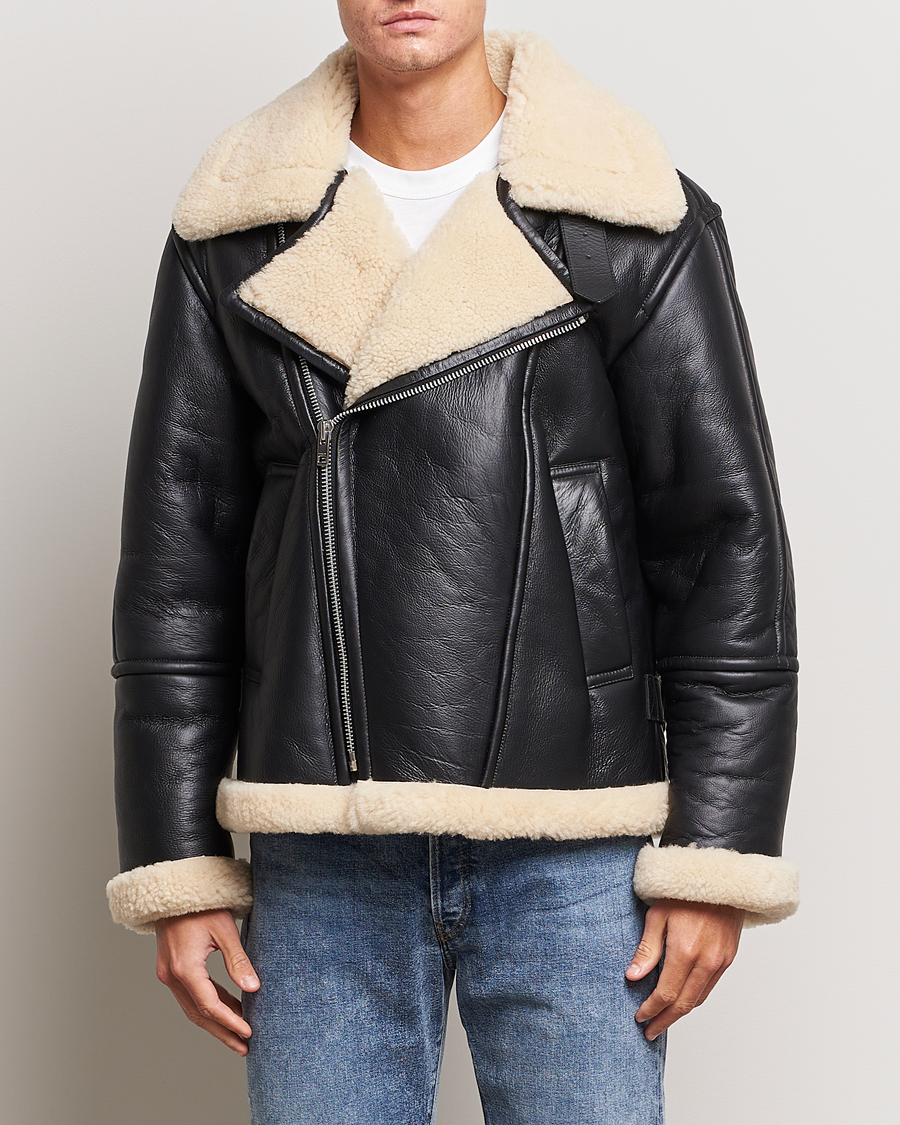 Herre | Jakker | GANT | Heavy Shearling Jacket Black
