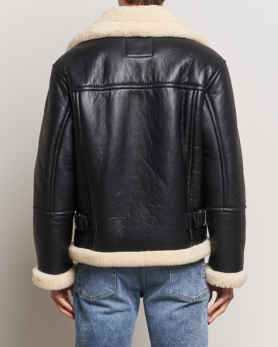 Herre | Jakker | GANT | Heavy Shearling Jacket Black