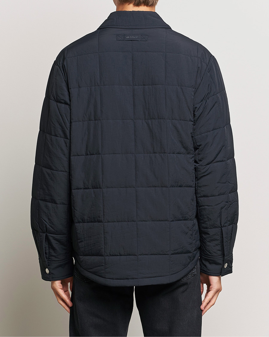 Herre | Jakker | GANT | Quilted Shirt Jacket Black