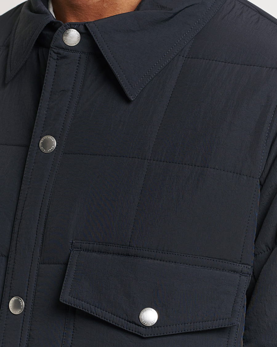 Herre | Jakker | GANT | Quilted Shirt Jacket Black