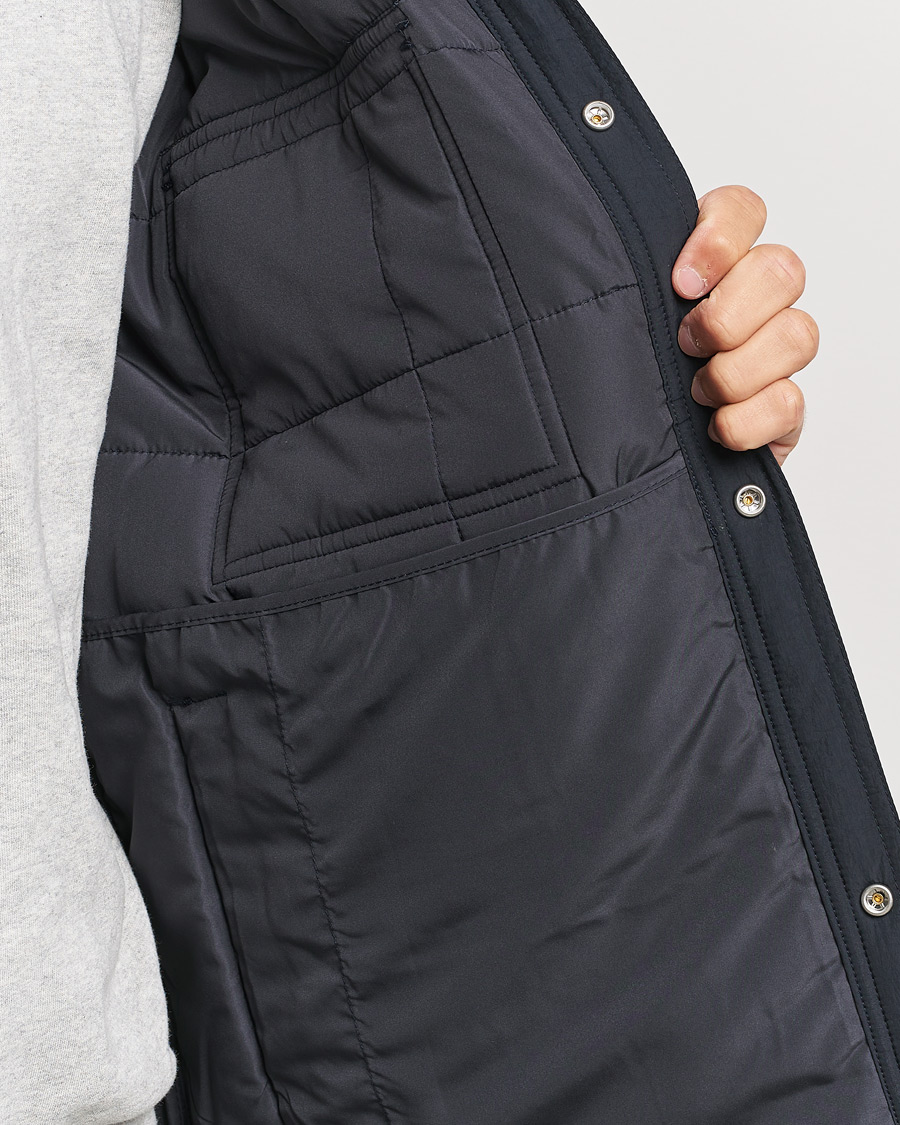 Herre | Jakker | GANT | Quilted Shirt Jacket Black