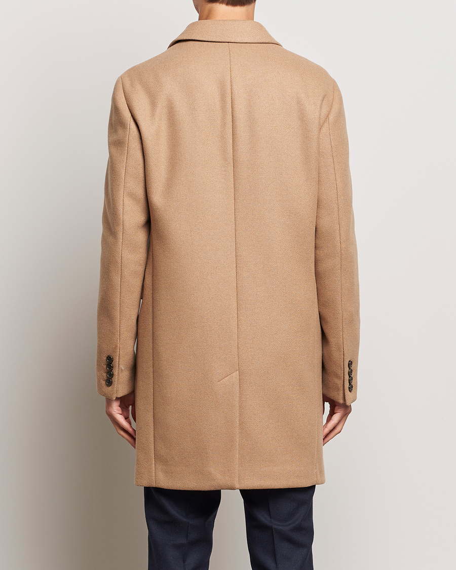 Herre | Jakker | GANT | Tailored Wool Coat Mustard Beige