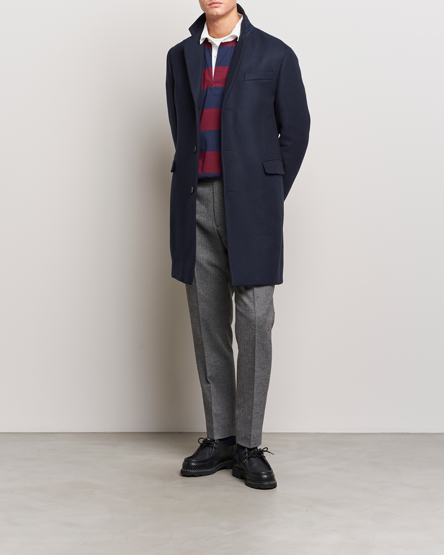Herre | Jakker | GANT | Tailored Wool Coat Night Blue