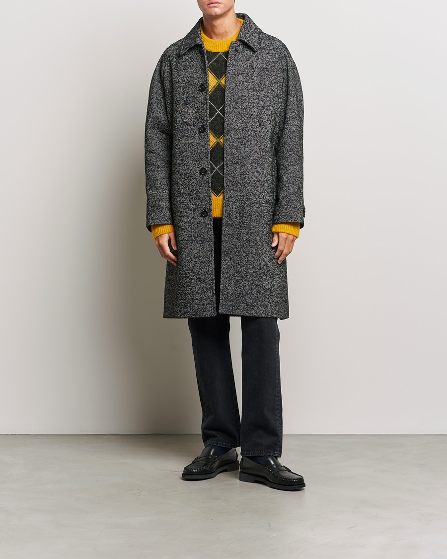Herre | Jakker | GANT | Relaxed Fit Wool Coat Ebony Black