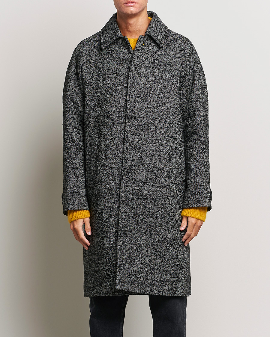 Herre | Jakker | GANT | Relaxed Fit Wool Coat Ebony Black