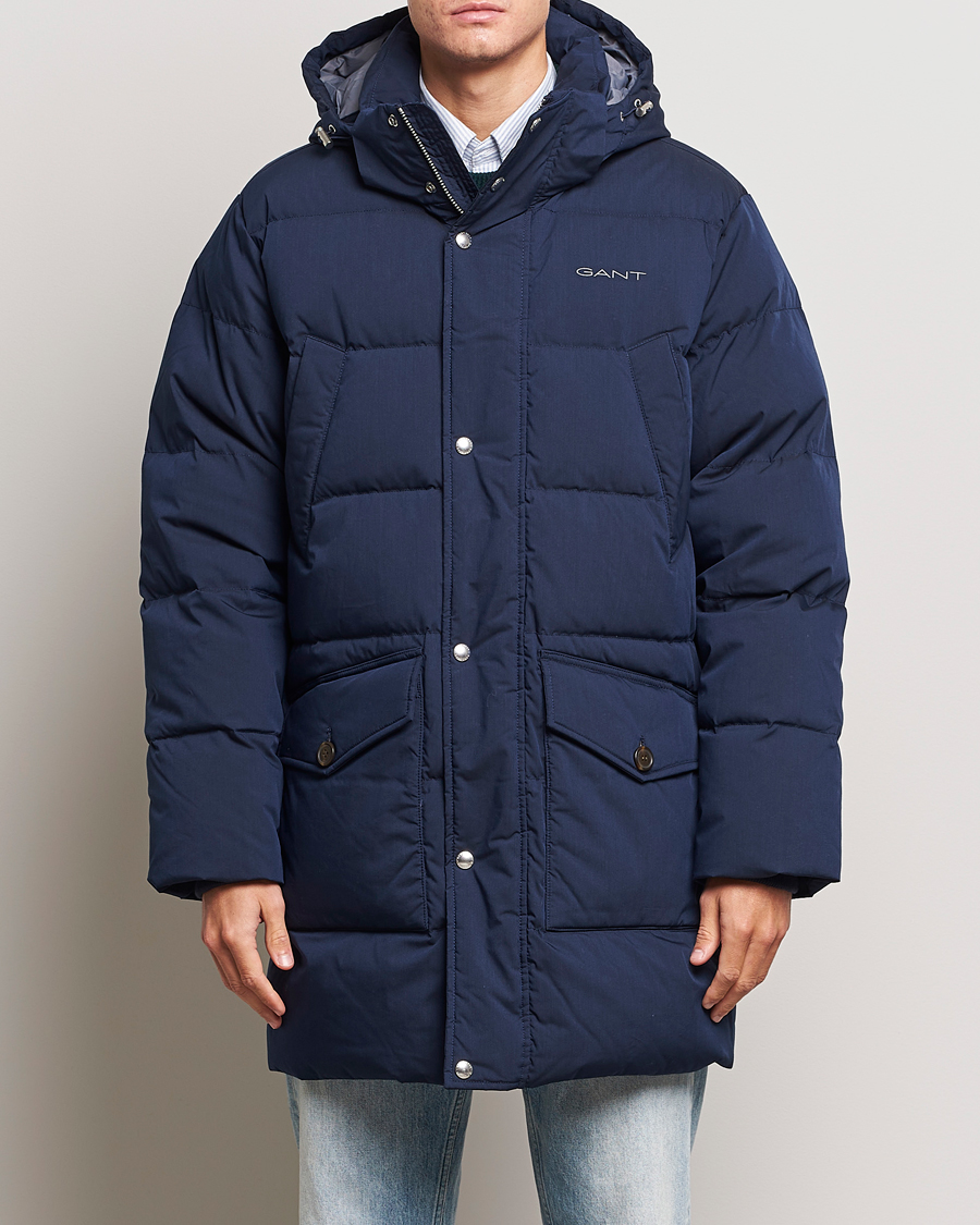 Herre |  | GANT | Long Alta Down Parka Evening Blue