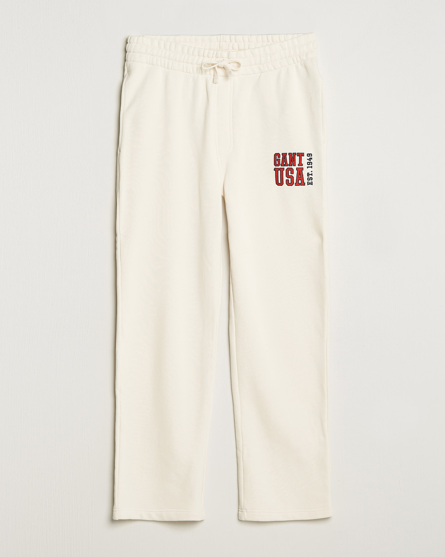 Herre | Bukser | GANT | USA Sweatpants Cream