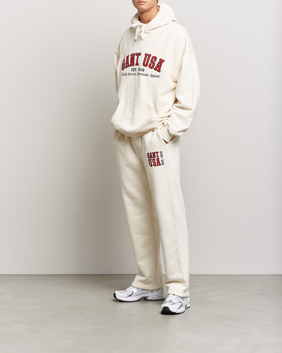 Herre | Bukser | GANT | USA Sweatpants Cream