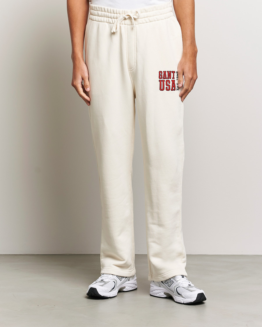 Herre | Bukser | GANT | USA Sweatpants Cream