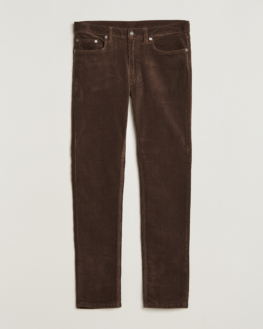 Herre | Bukser | GANT | Cord 5-Pocket Jeans Rich Brown