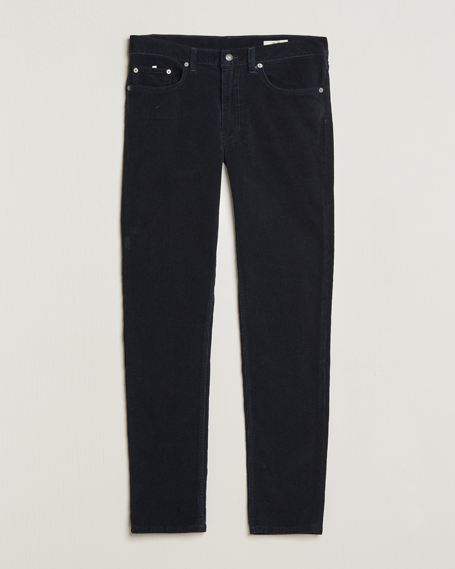 Herre | Bukser | GANT | Cord 5-Pocket Jeans Evening Blue