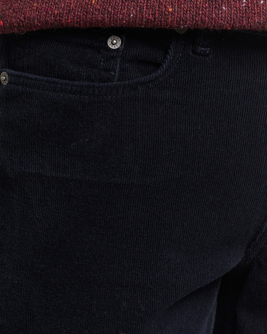 Herre | Bukser | GANT | Cord 5-Pocket Jeans Evening Blue