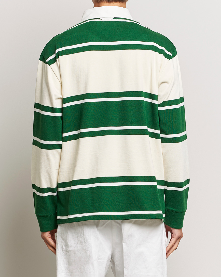 Herre | Gensere | GANT | Striped Heavy Rugger Strong Green