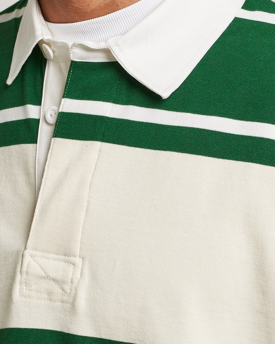 Herre | Gensere | GANT | Striped Heavy Rugger Strong Green