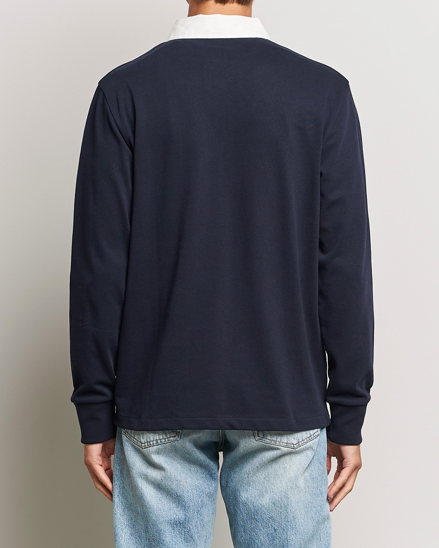 Herre | Gensere | GANT | Reg Shield Heavy Rugger Evening Blue