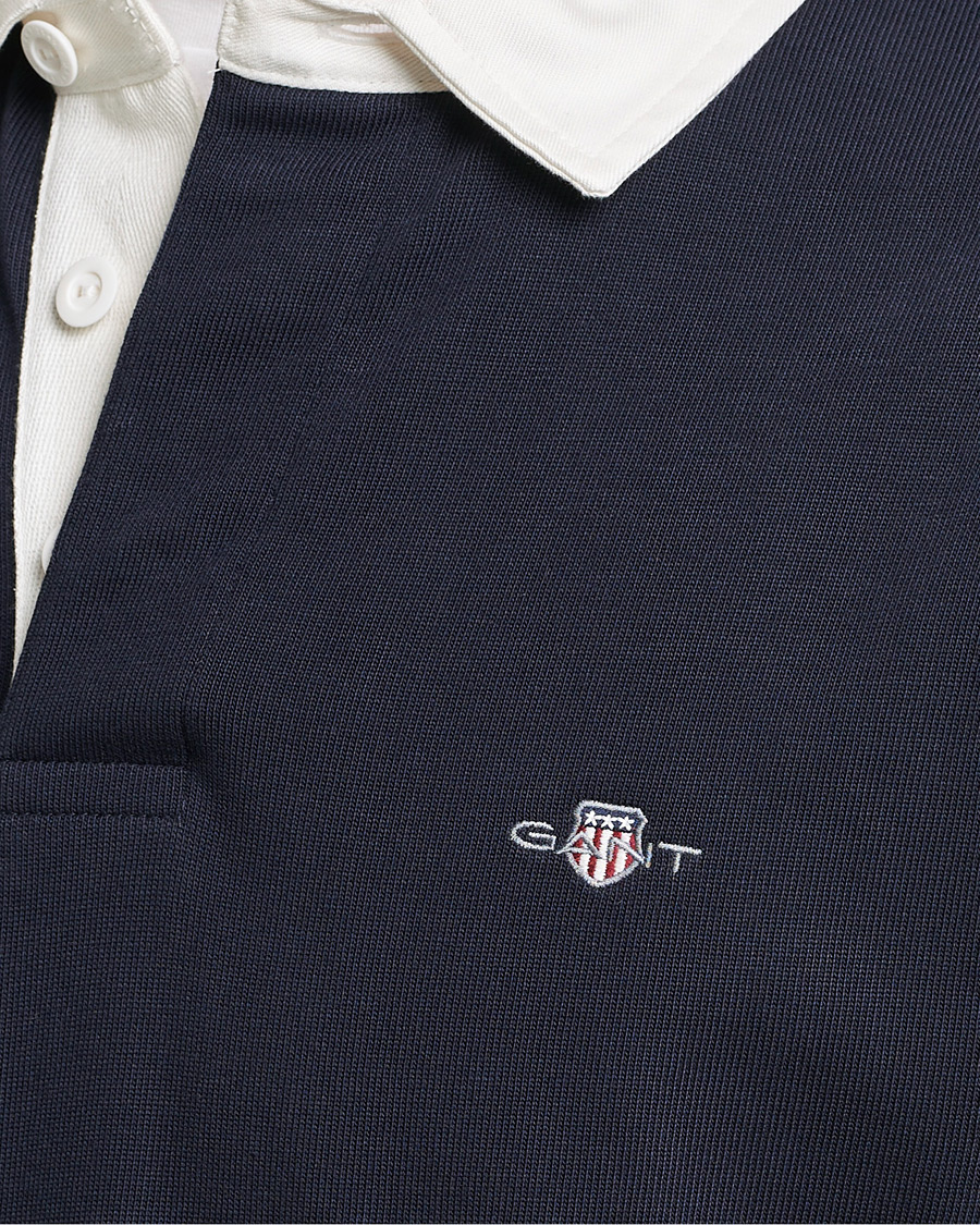Herre | Gensere | GANT | Reg Shield Heavy Rugger Evening Blue