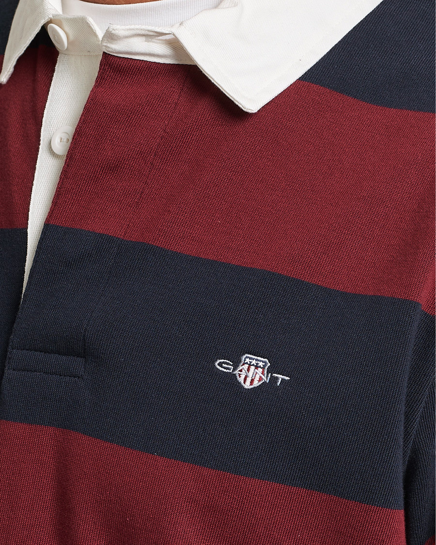 Herre | Gensere | GANT | Original Barstripe Heavy Rugger Plumped Red
