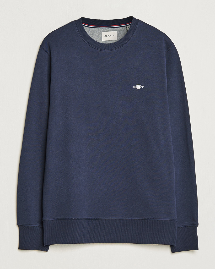 Herre | Gensere | GANT | Original Crew Neck Sweatshirt Evening Blue
