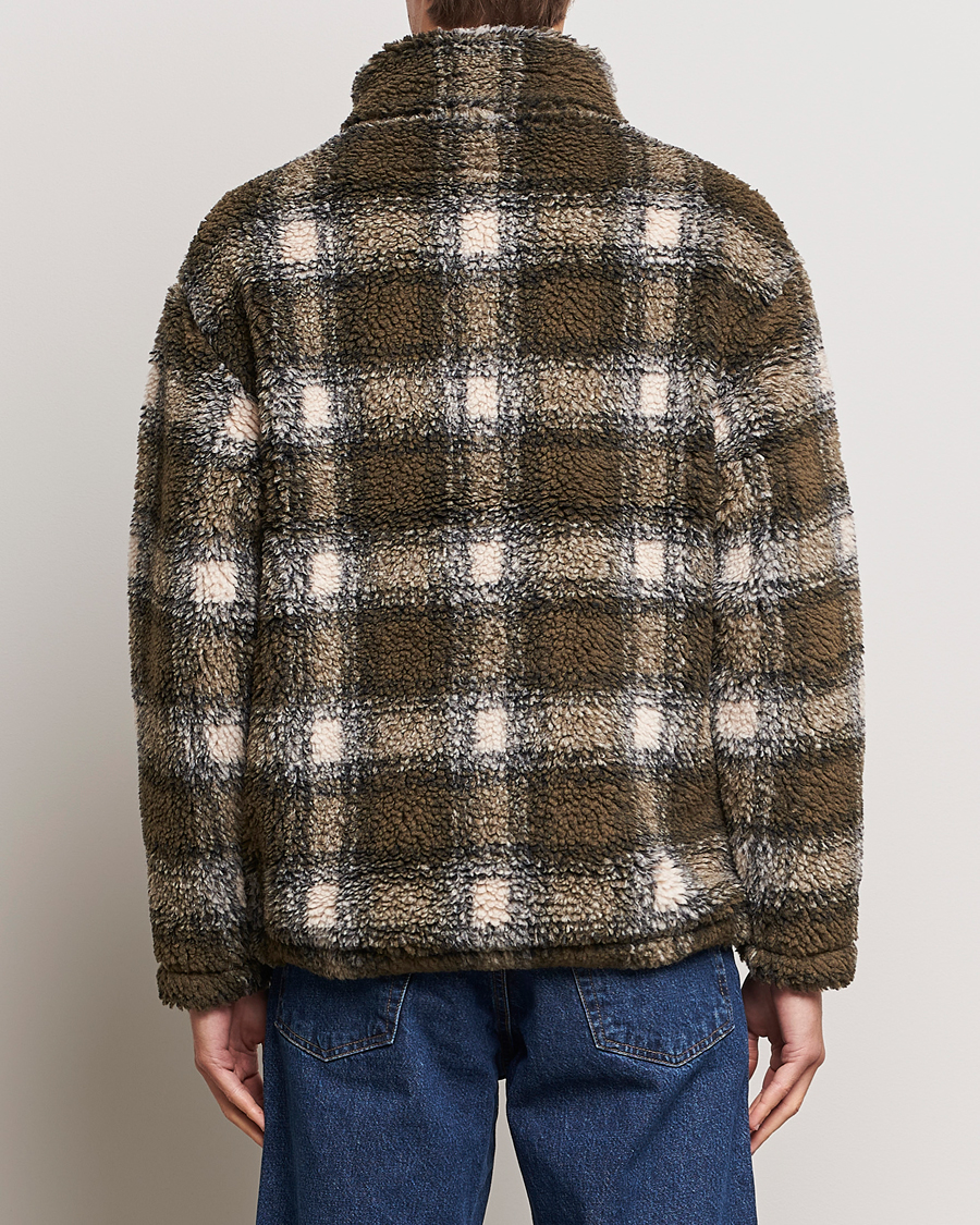 Herre | Gensere | GANT | Checked Shepra Fleece Full Zip Multi