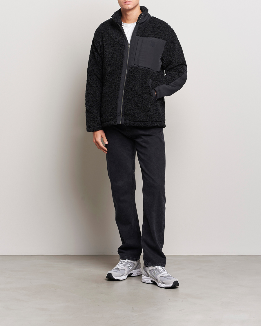 Herre | Gensere | GANT | Sherpa Fleece Full Zip Black