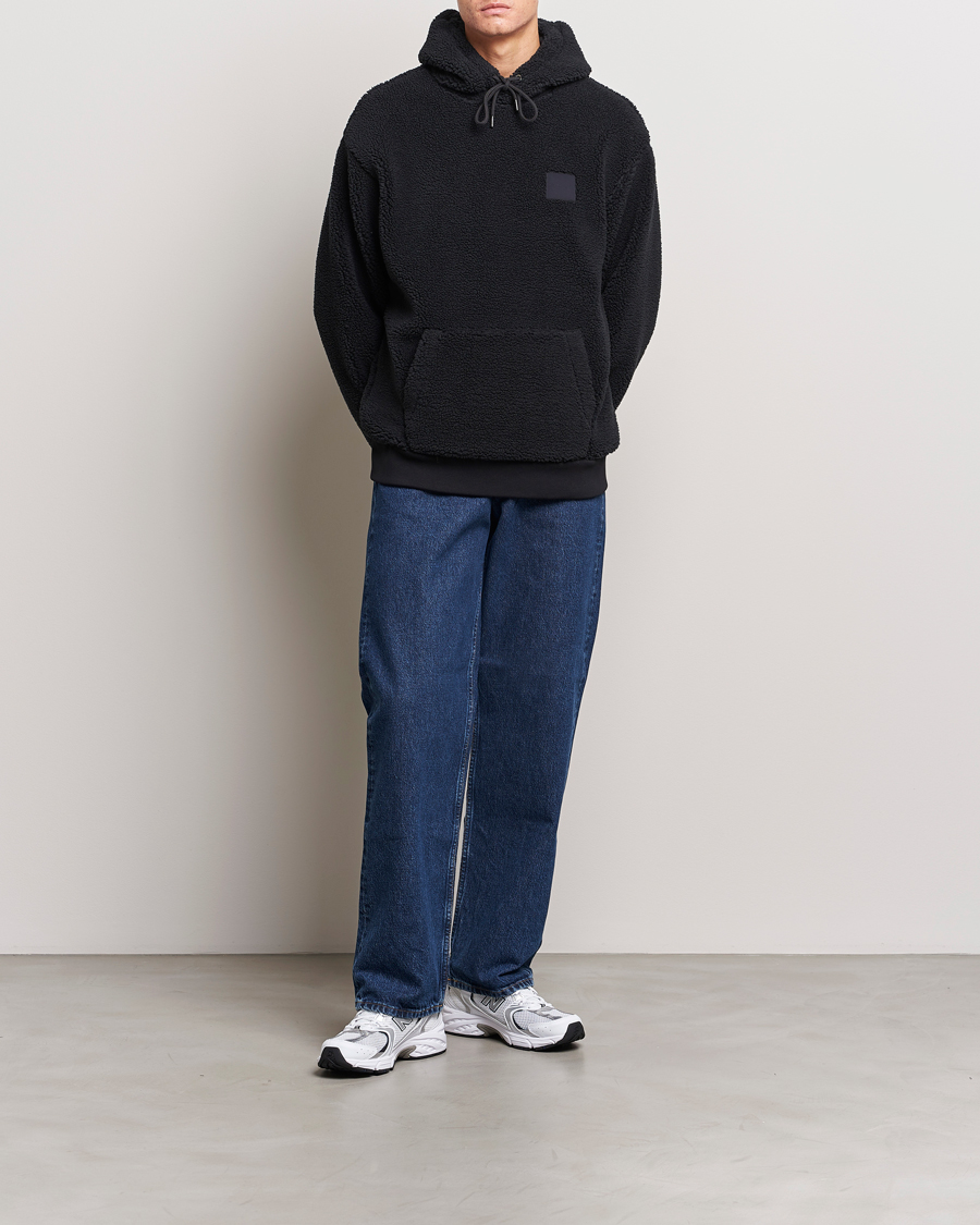 Herre | Gensere | GANT | Sherpa Fleece Hoodie Black