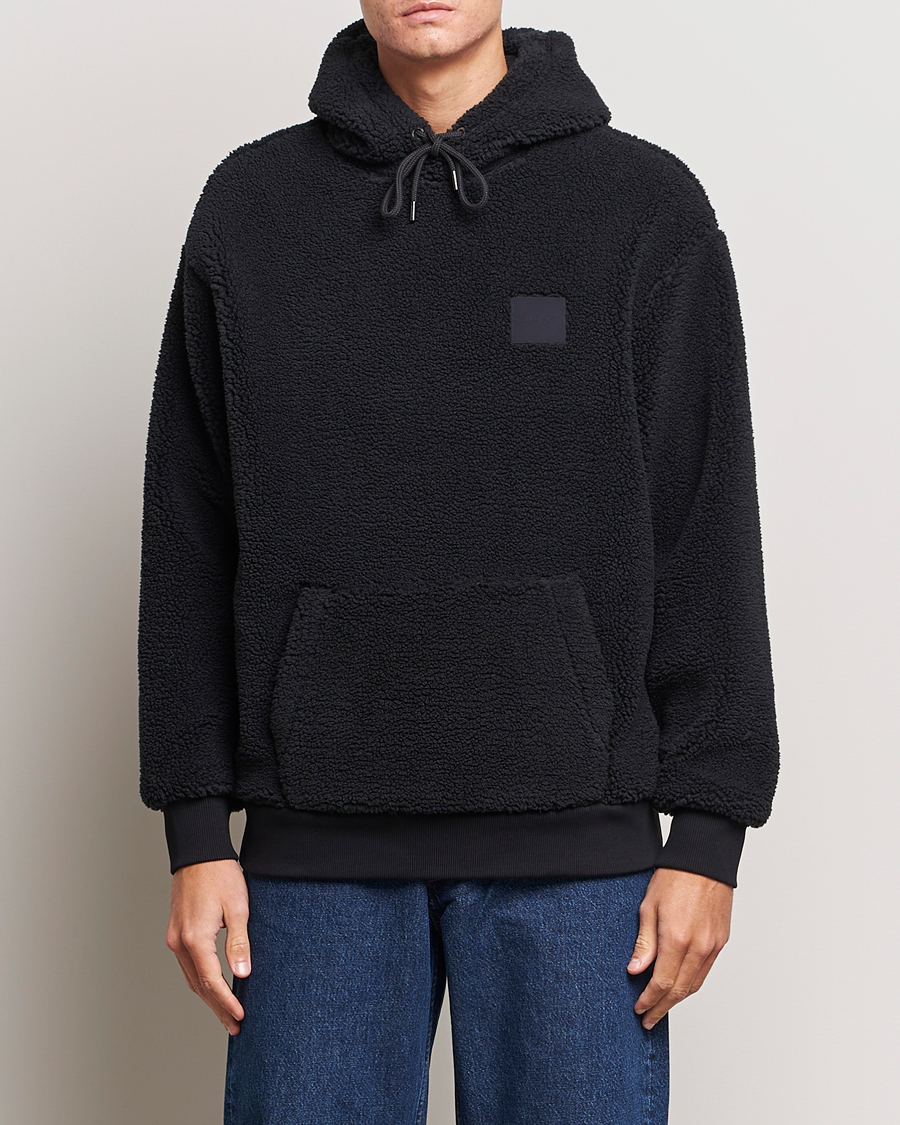 Herre | Gensere | GANT | Sherpa Fleece Hoodie Black