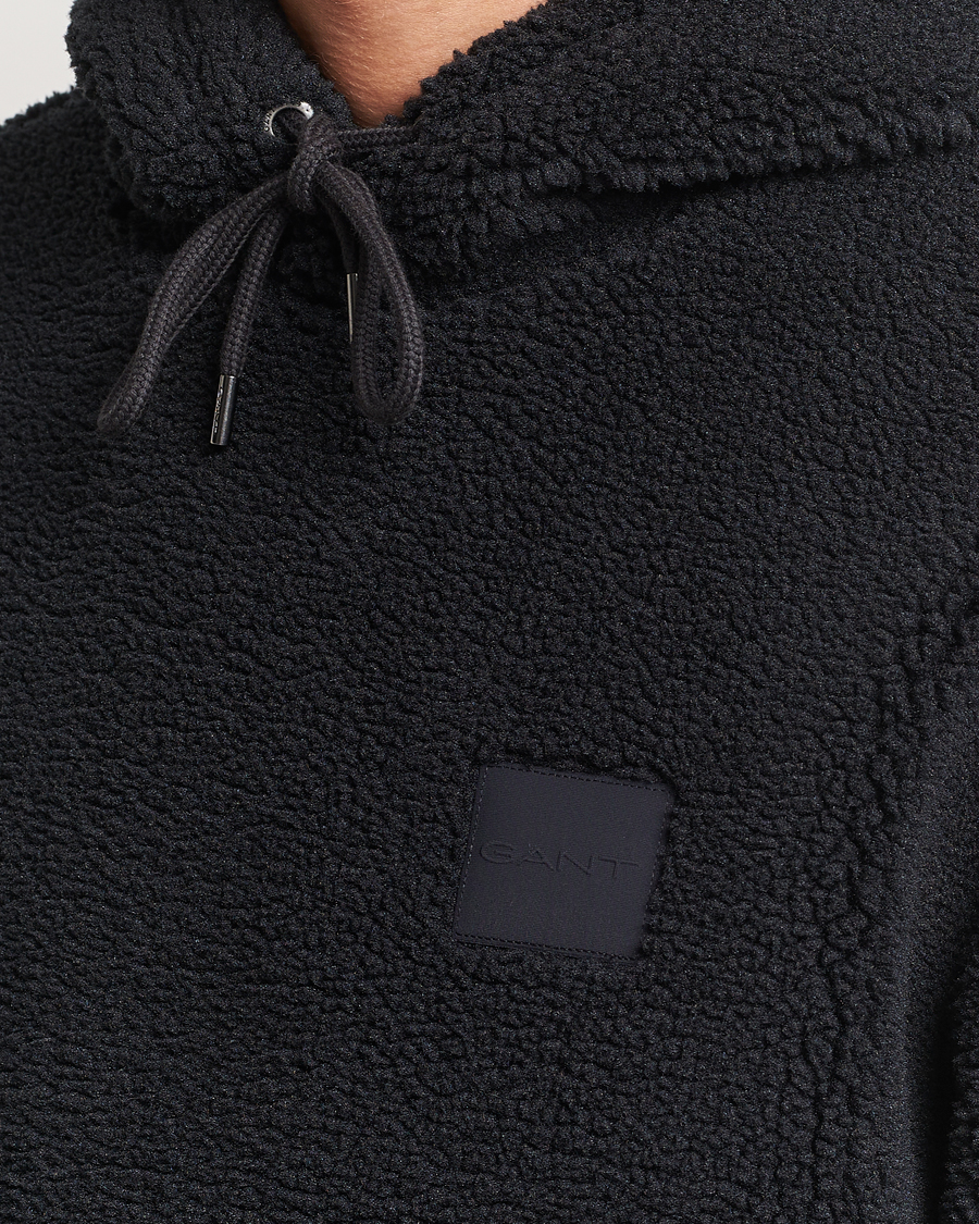 Herre | Gensere | GANT | Sherpa Fleece Hoodie Black
