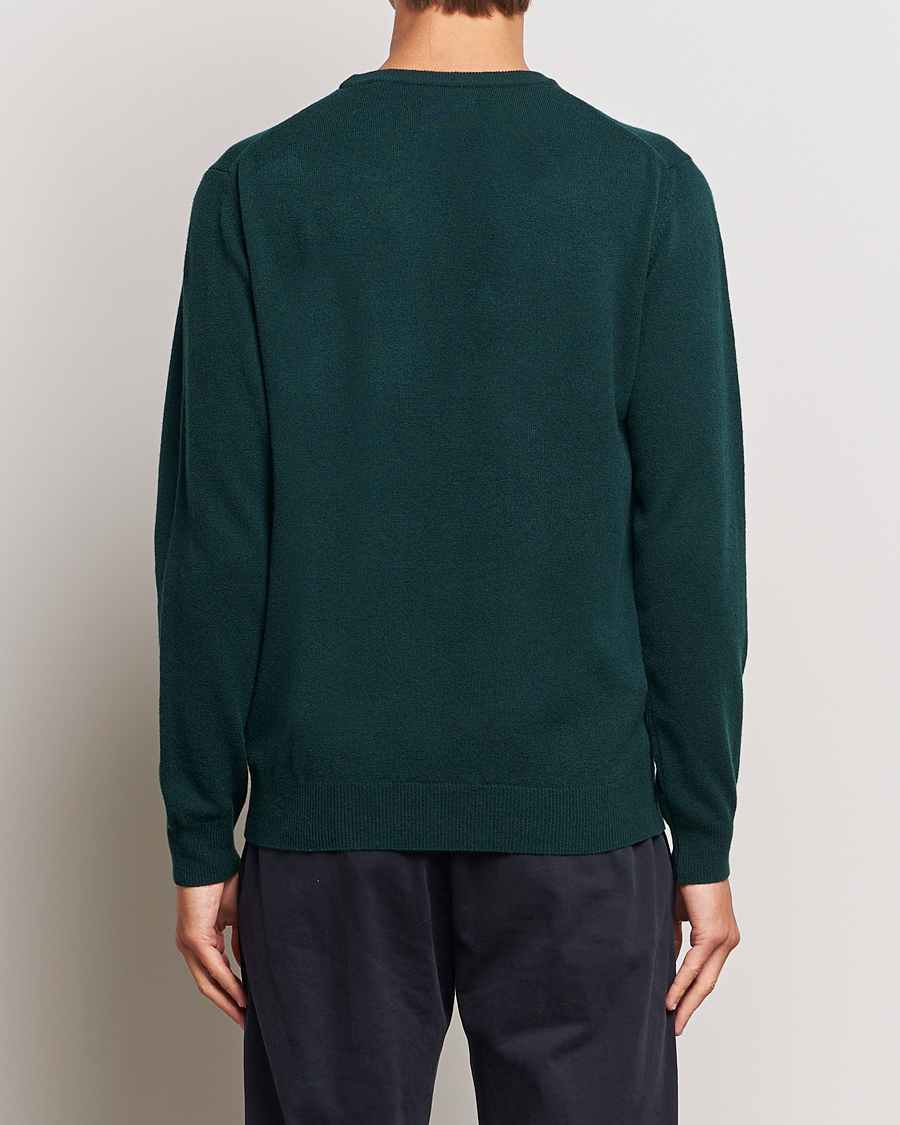 Herre | Gensere | GANT | Lambswool Crew Neck Pullover Tartan Green