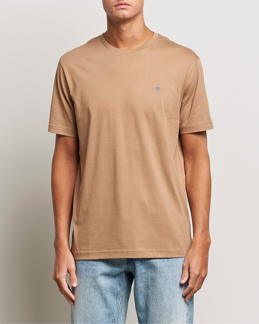 Herre | | GANT | The Original T-shirt Warm Khaki