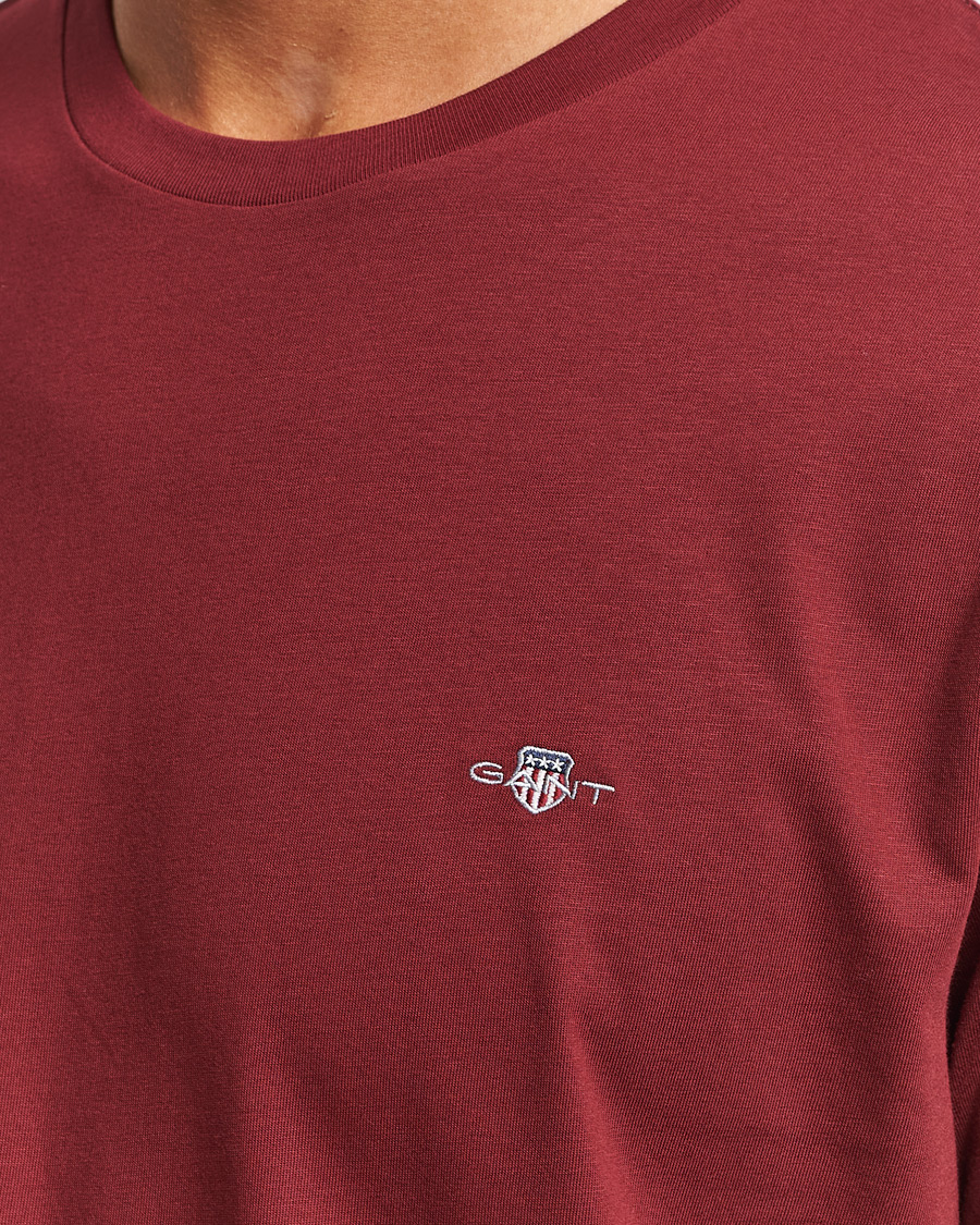 Herre | T-Shirts | GANT | The Original T-shirt Plumped Red