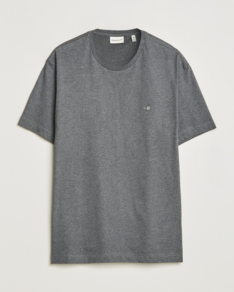 Herre | T-Shirts | GANT | The Original T-shirt Antracite Melange