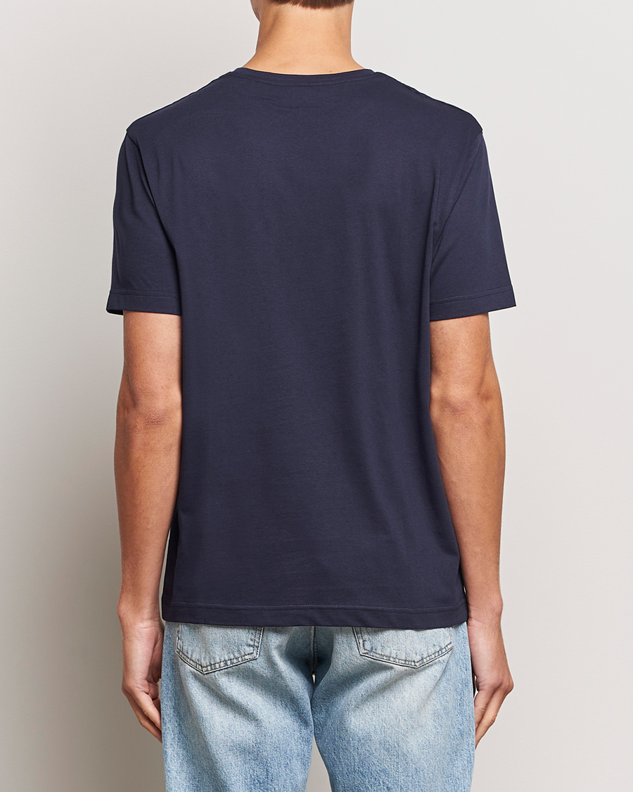 Herre | T-Shirts | GANT | Archive Shield Logo T-Shirt Evening Blue