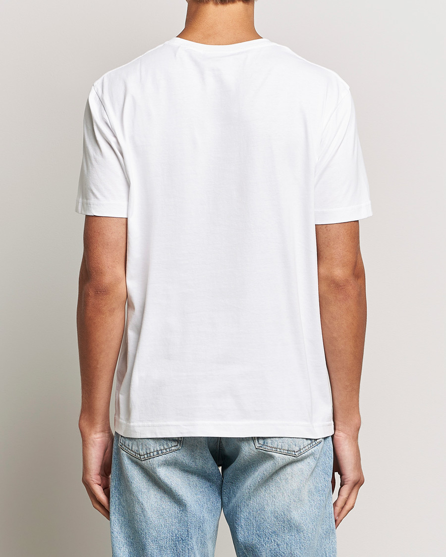 Herre | T-Shirts | GANT | Archive Shield Small Logo T-Shirt White