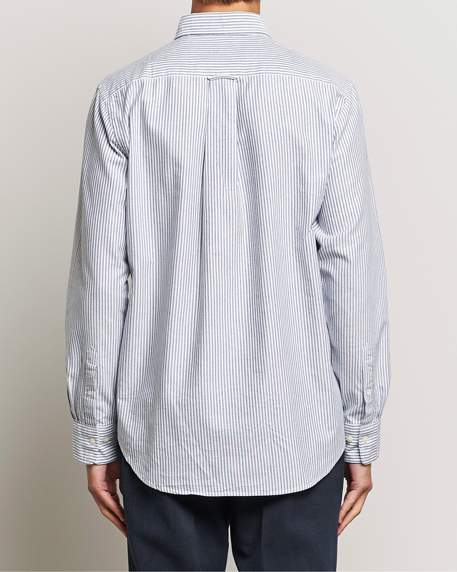 Herre | Skjorter | GANT | Regular Fit Striped Oxford Shirt Persien Blue