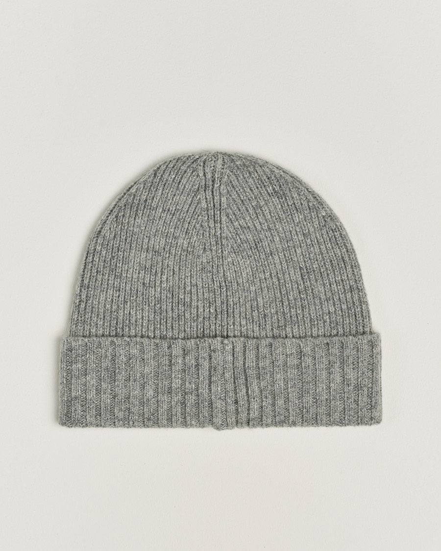 Herre | GANT Wool Lined Beanie Grey Melange | GANT | Wool Lined Beanie Grey Melange