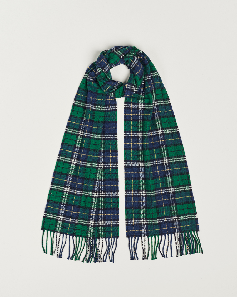 Herre |  | GANT | Wool Multi Checked Scarf Forest Green