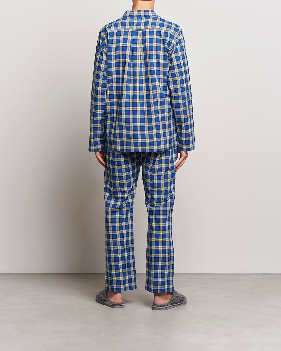 Herre | Pyjamaser | GANT | Checked Pyjama Set College Blue