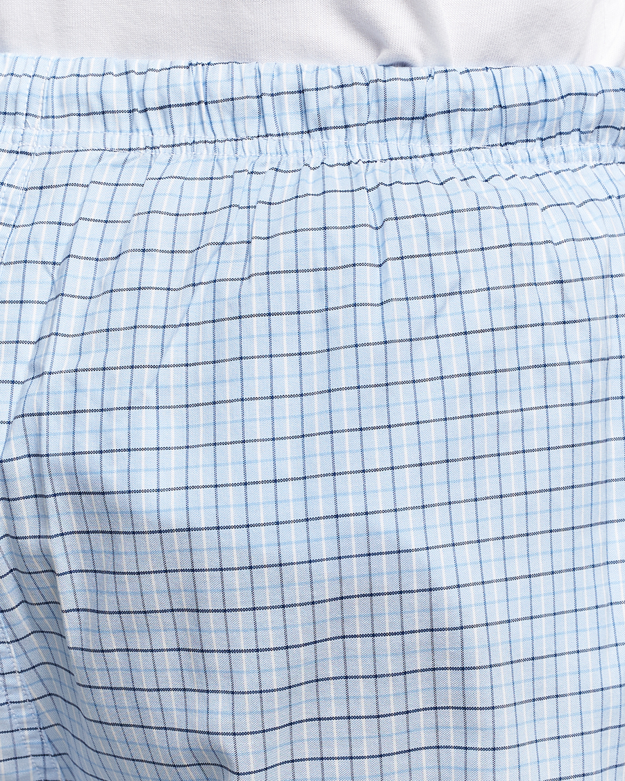 Herre | Pyjamaser og badekåper | Gant | Checked Pyjama Set Capri Blue