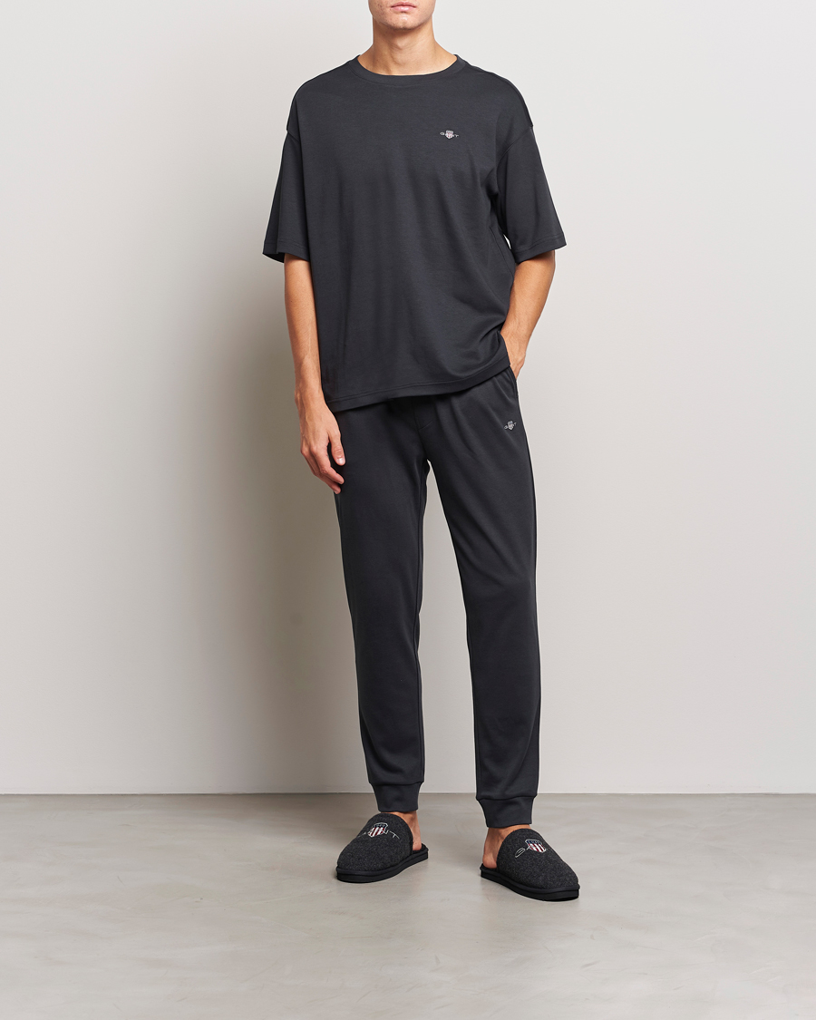 Herre | Pyjamaser og badekåper | GANT | Premium Loungewear Set Black