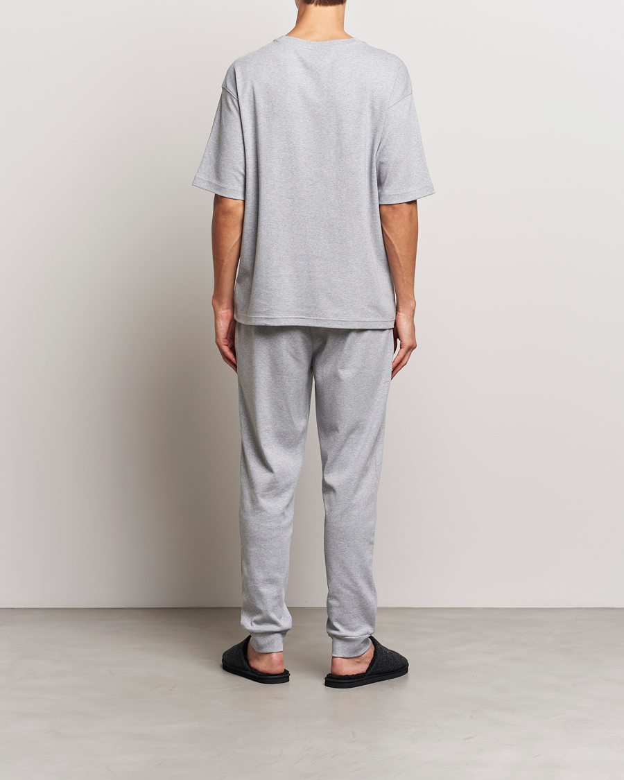 Herre | GANT Premium Loungewear Set Grey Melange | GANT | Premium Loungewear Set Grey Melange