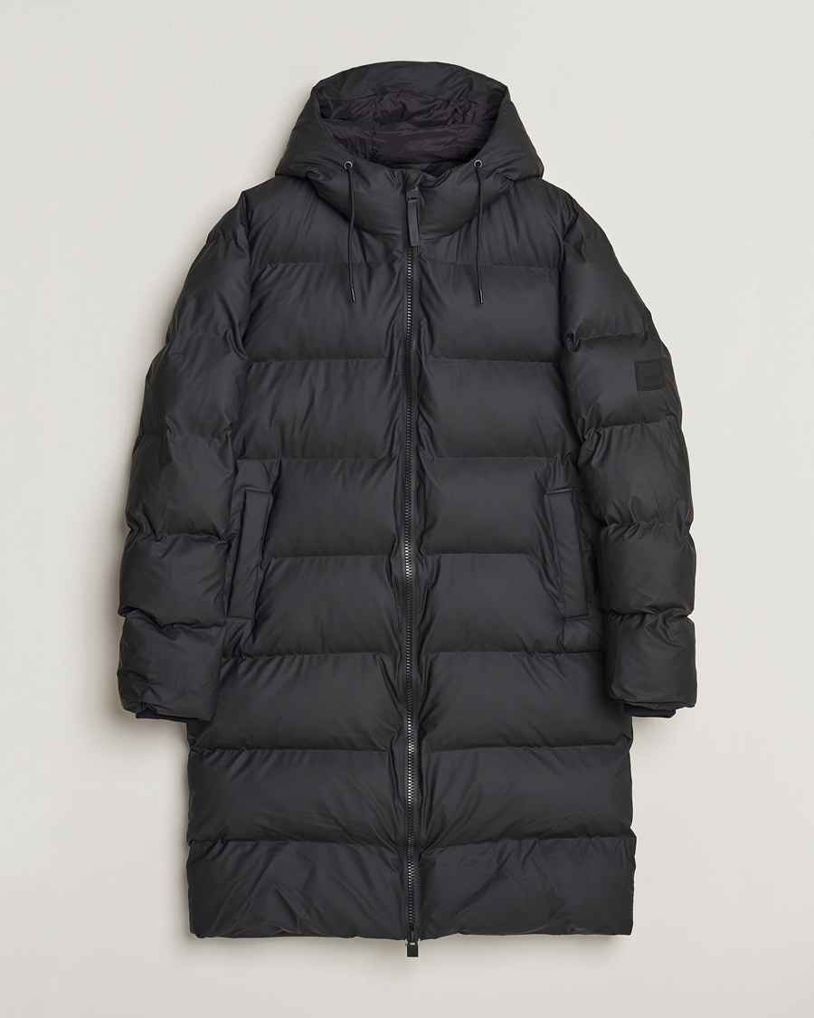 Herre | Jakker | RAINS | Alta Long Puffer Jacket Black