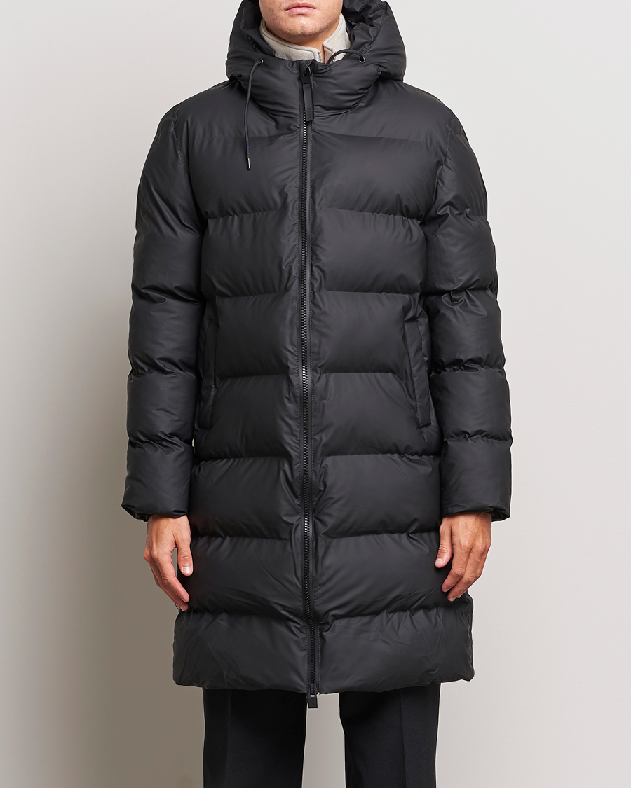 Herre | Jakker | RAINS | Alta Long Puffer Jacket Black