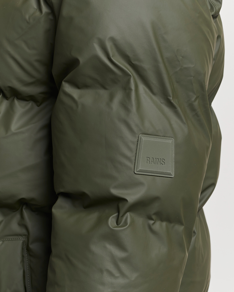 Herre | Jakker | RAINS | Alta Long Puffer Jacket Green
