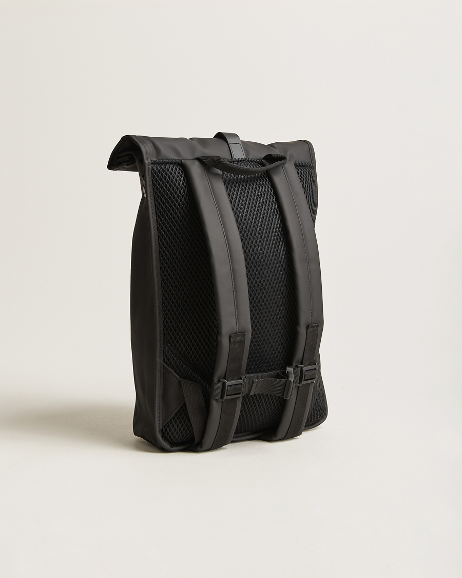 Herr | Väskor | RAINS | Rolltop Rucksack Black