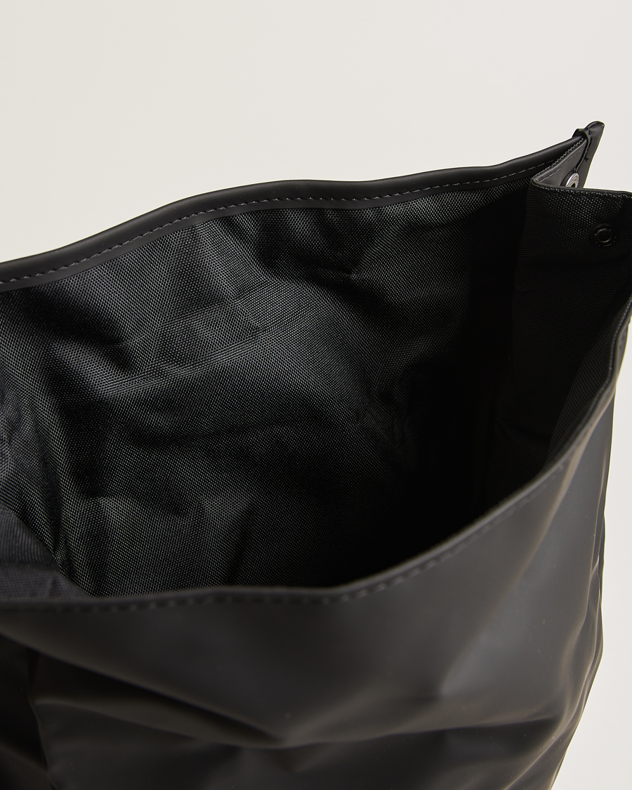 Herre | Vesker | RAINS | Rolltop Rucksack Black