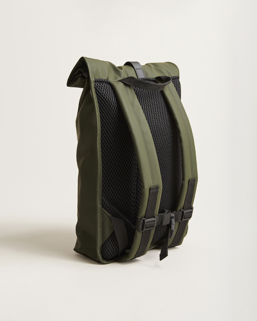 Herre | Ryggsekker | RAINS | Rolltop Rucksack Green