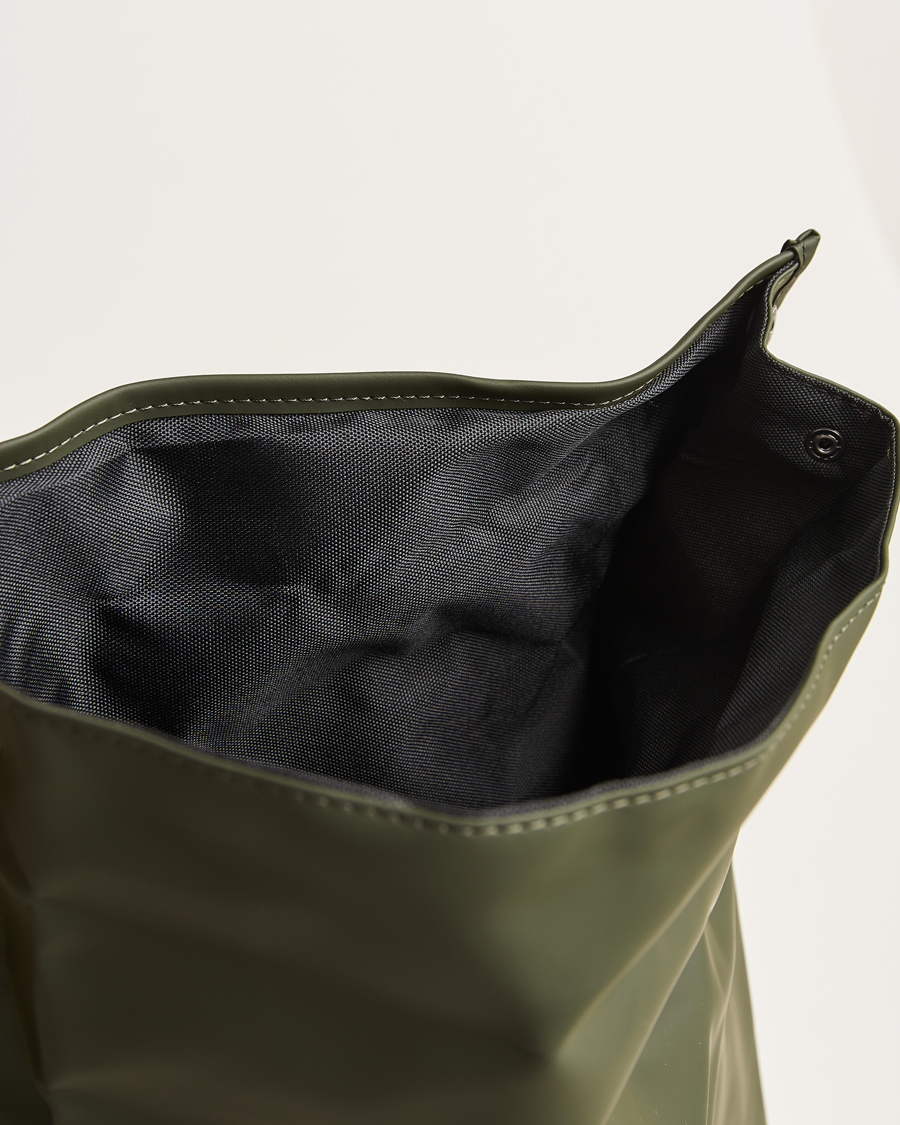 Herre | Vesker | RAINS | Rolltop Rucksack Green