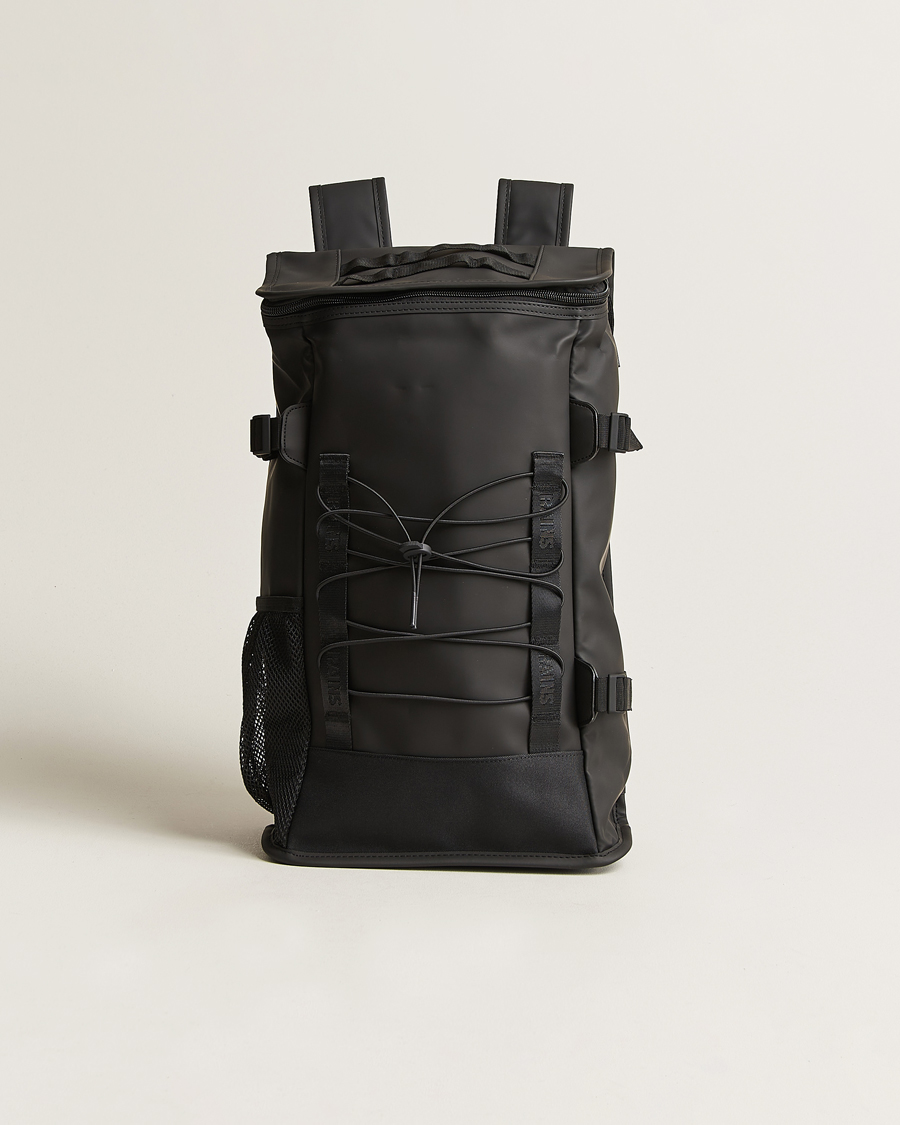 Herre | RAINS Trail Mountaineer Backpack Black | RAINS | Trail Mountaineer Backpack Black